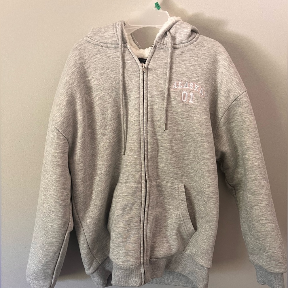 Brand new never worn fur zip up for girls/women.